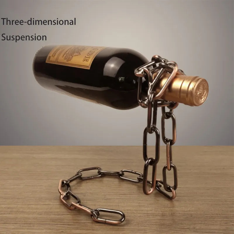 Porta-vinhos suspenso