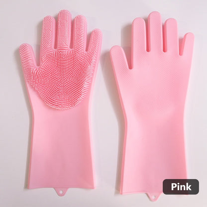 Guantes de Silicona para Limpieza