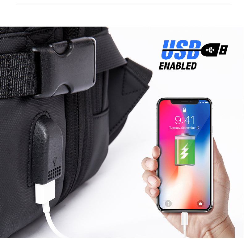 Mochila para Viaje Expandible con USB