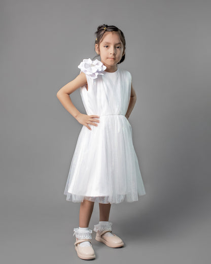 Vestido brillos tornazol