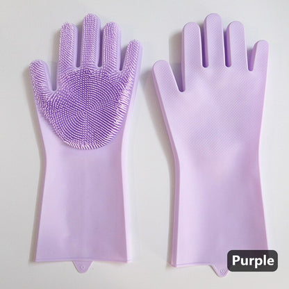 Guantes de Silicona para Limpieza