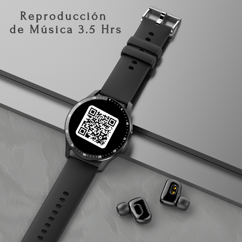 Reloj con Auriculares Incorporados